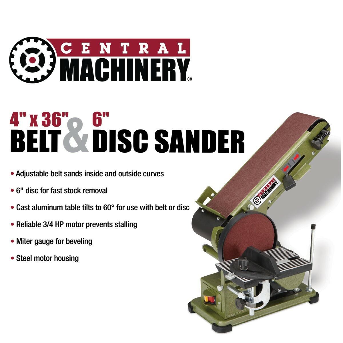 central machinery sander