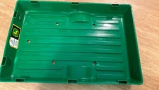 Peg Perego John Deere Tractor Trailer Kids Toy - GREEN BED PART