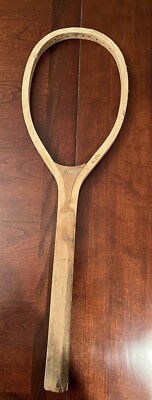 Vintage Antique Tennis Racket - Camp Stamp as an Identifier 24.5'' Long 