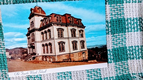 TARJETA POSTAL ANTIGUA ESCUELA CUARTO BARRIO VIRGINIA CIUDAD NEVADA - Imagen 9 de 11