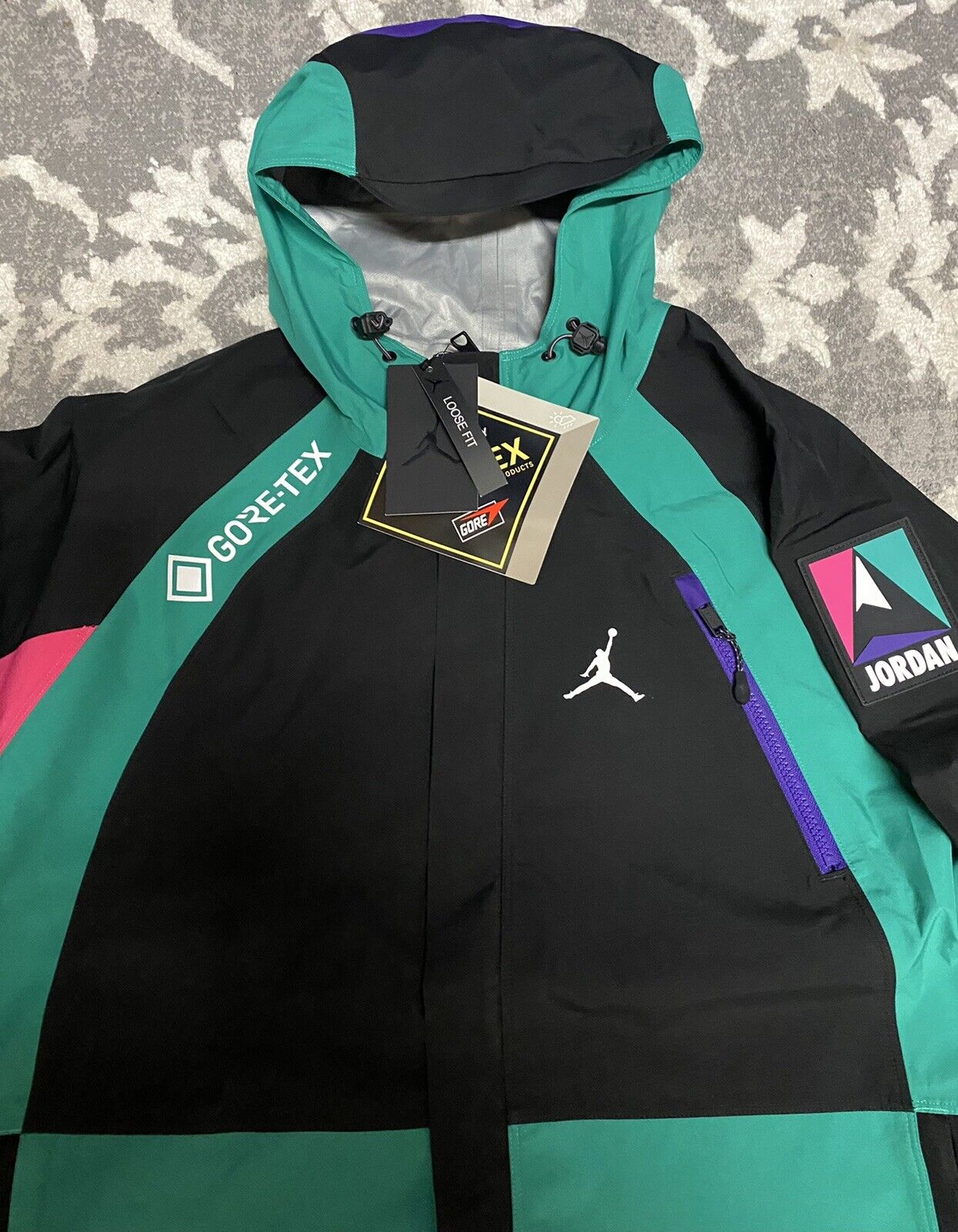 Nike Jordan Utility Gore-Tex Jacket Multicolor Mens Sz Medium CT3338-010  $450