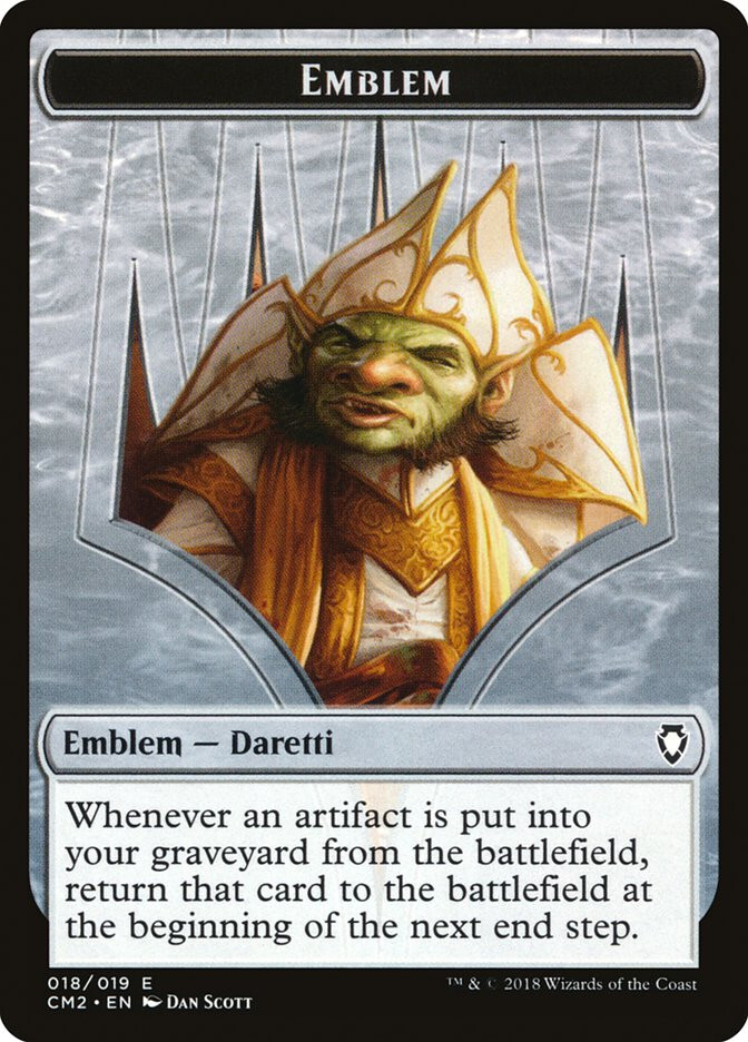 MTG {Daretti, Scrap Savant Emblem} - Commander Anthology Volume II