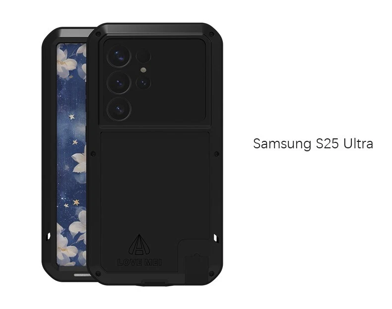 LOVE MEI 防震坚固金属装甲保护壳 适用于三星 S25 Ultra S24 S23 FE S22 - 第 18 张/共 29 张