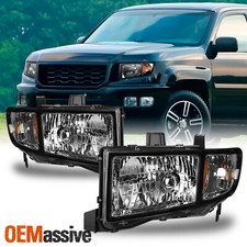 For 2006-2014 Honda Ridgeline 06-14 Headlights Headlamps Light Lamps Left+Right