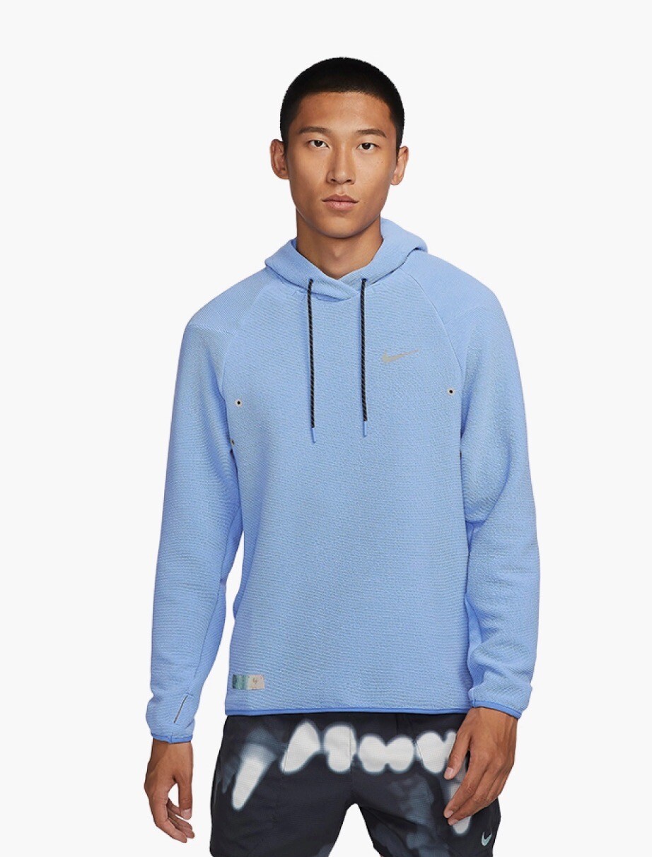 Nike Dri-Fit Running Division Pullover Hoodie Blue FB6864-450 Men’s Size Small