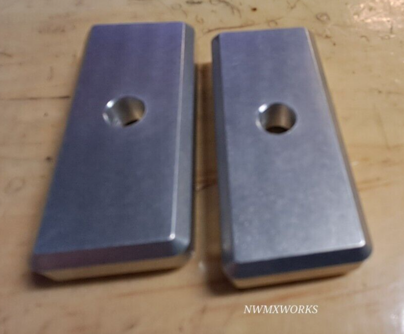 KAWASAKI KX100 KX80 NWMXWORKS CHAIN ADJUSTER SWINGARM CAPS 11012