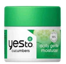 3 X  Yes To Cucumbers Sooth And Calming Daily Gentle Moisturizer  Sensitive Skin