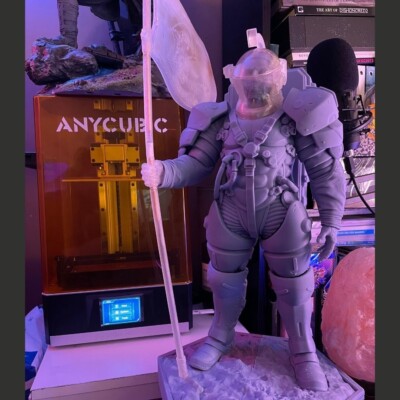 Ludens from Death Stranding Resin 3d gedruckt DIY Modellbausatz Maßstab 1:10