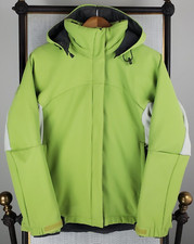 Salomon Womens Size Xl 3 In 1 Triclimate Softshell Hood Jacket Ski Winter Green