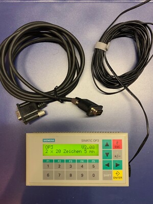 Siemens Operator Panel OP3 6AV3503-1DB10, Kommunikationskabel 6ES7705-0AA00-7BA0