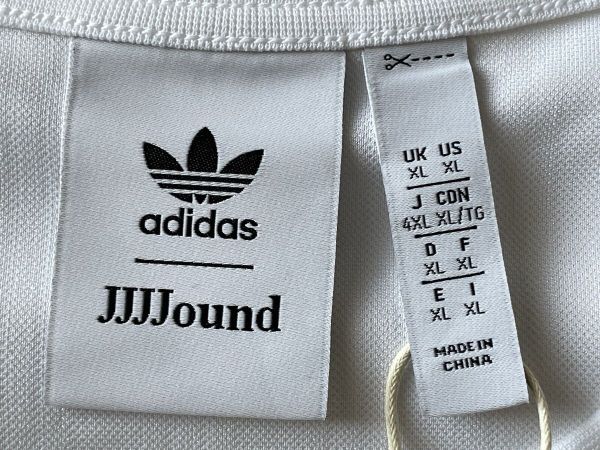 adidas Jjjjound Soccer Knit Jersey Men's sz XL White/White adidas Jjjjound Soccer Knit Jersey Men's sz XL White/White