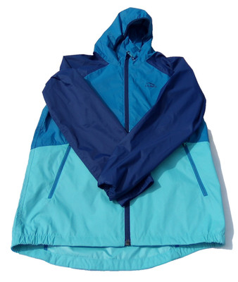 L. L. Beans Blue Windbreark Hoodie Youth Jacket Size M (10-12)