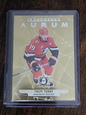 2025-26 UD Artifacts Hockey Troy Terry Aurum SP Bounty Unscratched #1