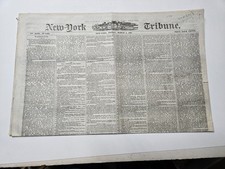 New York Tribune Newspaper March 8, 1867 New York NY