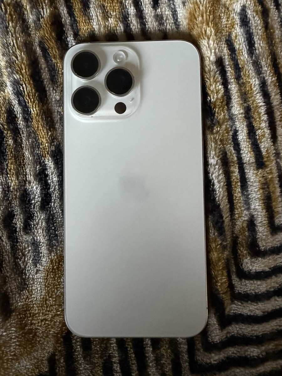 Apple iPhone 15 Pro Max - 512 GB - White Titanium (AT&T) for sale