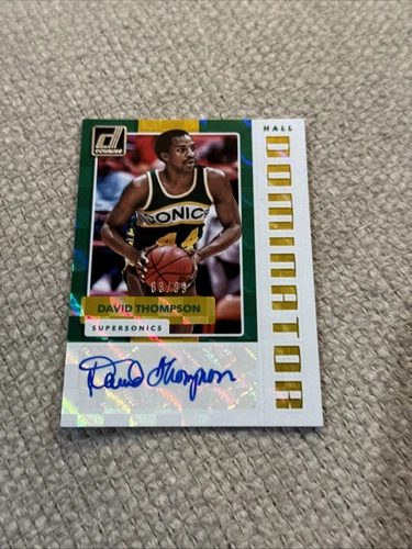 2025 Panini David Thompson Base Autographs - Silver (Raw)