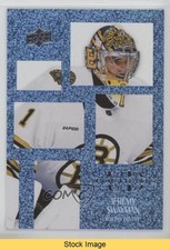 2024-25 Upper Deck Series 1 UD Portraits Speckle Jeremy Swayman #P-26 READ f6d