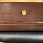 Vtg Reuge Swiss 2908 Music Box Inlaid Wood Case Glass Lid Mechanical Working -EL — photo 9