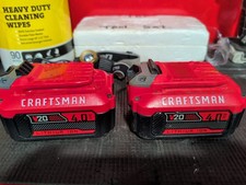 Craftsman CMCB204-2 20V 4.0 Ah Lithium Ion Battery 2-Pack 