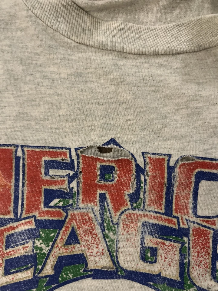 Camisa De Colección Toronto Blue Jays Para Hombres XL Gris MLB Béisbol 1992 Serie Mundial Años 90 Foto 4 de 4