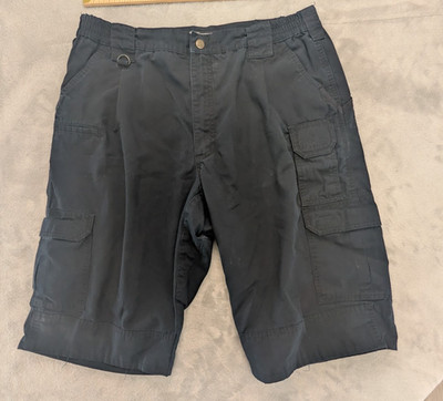 5.11 Tactical Cargo Shorts Mens 38 Black Utility Ripstop Outdoor