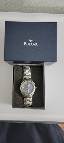 Bulova Men's Millennia Motion Quartz Watch Two-Tone Steel Bracelet, Chronograph