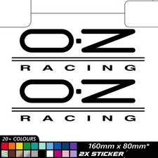 2 X Oz Racing Wheels Vinyl Sticker Decal Car Window Bumper Graphic Race New 2 X Oz Racing Wheels Vinyl Sticker Decal Car Window Bumper Graphic Race New
