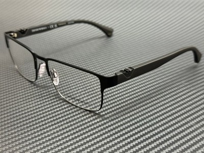 EMPORIO ARMANI EA1027 3001 Matte Black Men's 55 mm Eyeglasses