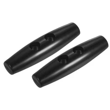 METALLIXITY Plastic Horn Toggle Buttons (0.17")20pcs, Oval Double Hole Button...