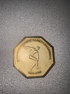 Sports Illustrated Atlanta 1996 Olympic Medallion -Medal Coin 2" XXVI Centennial