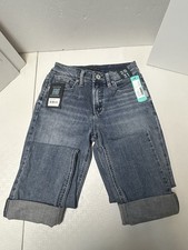 SILVER BRAND JEANS ELYSE Blue Denim Bermuda NWT Size 28x31