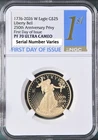 2026 W $25 Gold American Eagle 1/2 oz Proof Coin NGC PF70 First Day of Issue