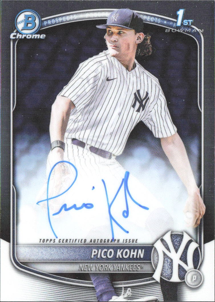 2025 Bowman Draft Pico Kohn #CPA-PKO Chrome  Autograph
