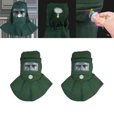 Capuchon de sablage Masque de protection anti-poussière pour capot de