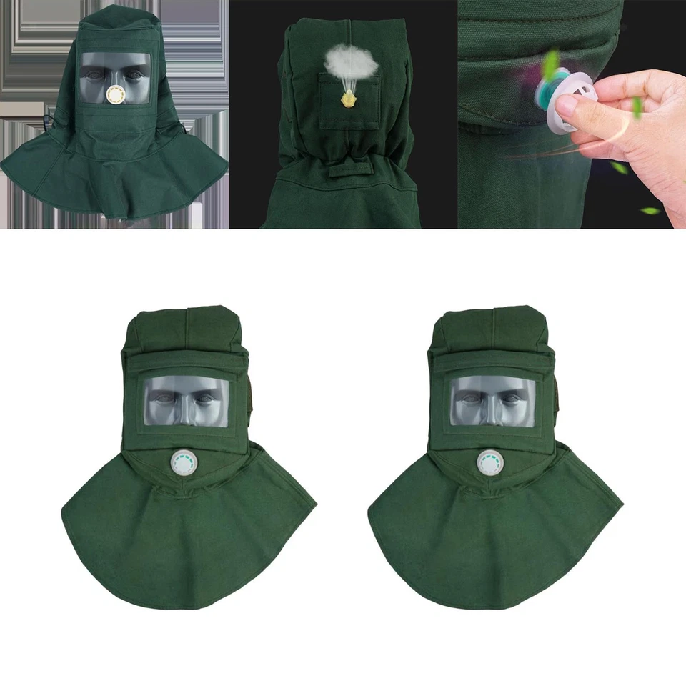 Capuchon de sablage Masque de protection anti-poussière pour capot de - Photo 1/1