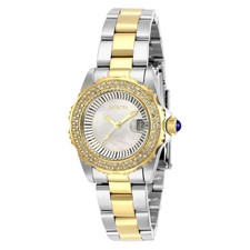 Reloj Pulsera Mujer Invicta Ángel Bisel Cristal Suizo Pulsera Dos Tonos 28443