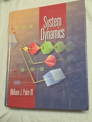 System Dynamics 1st Ed, Palm William J. III, McGraw-Hill Hardcover Very Good