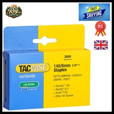 2000 Count 140/6mm Galvanised Staples -  Quality for Upholstery & More 0.0045 per staple