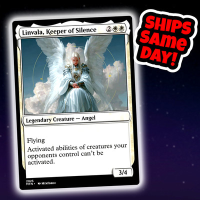 Linvala Keeper Of Silence - Custom Art Magic: The Gathering Playtest Card