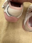 NIKE SWOOSH WHITE MARY JANES BABY CRIB SHOES FLOWERS On SOLES Worn Briefly SZ 2c — photo 4