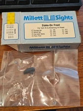 millett 100 series stake on front sight colt 45 browning hi power