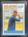 2026 Topps Heritage Ronald Acuna Jr. Image Variation #55 Braves