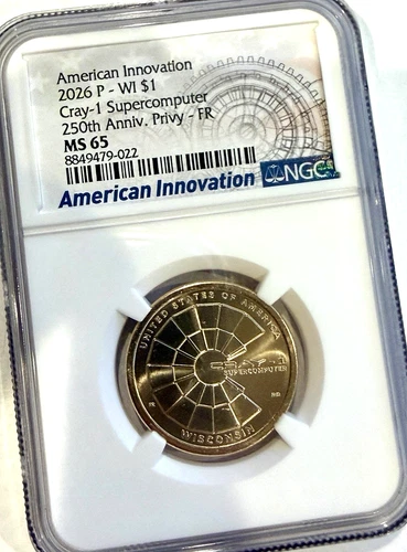 American Innovation Dollar coin from a recent eBay sale