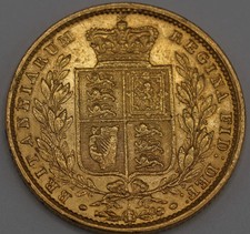 1855 - Queen Victoria - Full Gold Sovereign