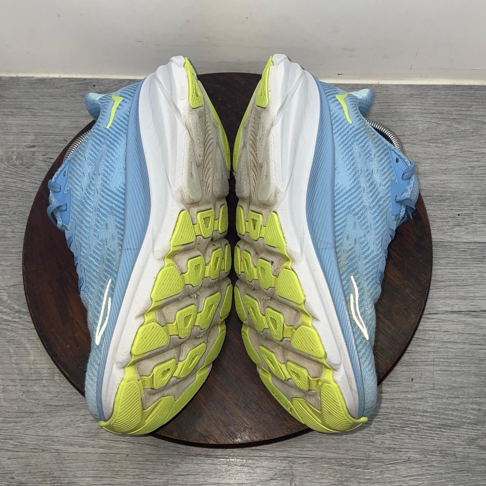 Hoka One One Clifton 9 Womens 10 Shoes Blue Sneaker 1127896 DNK Running Walking thumbnail 7