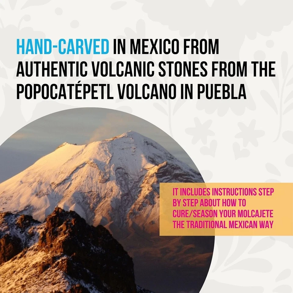 Cabezal único de repuesto Temolote/Mazo - El cuenco mexicano Molcajete original Foto 4 de 4