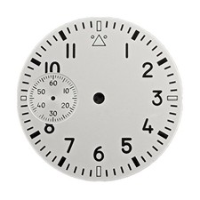 New White Watch Dial Green Luminous For Seagull ETA 6497 ST3600 Movement A