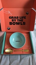 Surreal Cereal Set - Blue Bowl & Spoon - Unused