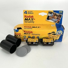 Kodak Max 400 Film 2 Rolls 24 Exposures Unexposed But Expired