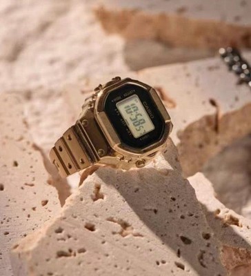 Pre sale Casio CRW-001G-9JR Ring Watch Gold Blue Dial Stainless